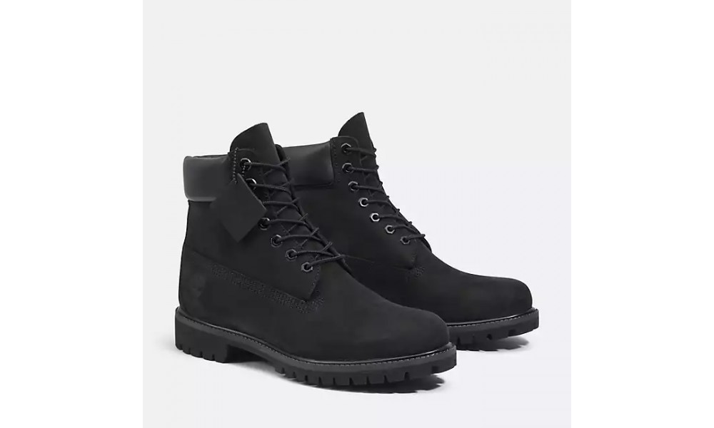 Black and store silver timberland boots